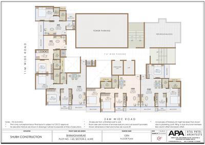 Image of 1205 Sq.ft 2 BHK Apartment / Flat for sale in Shubh Bhimashankar, Ulwe, Navi Mumbai for Rs. 12000000