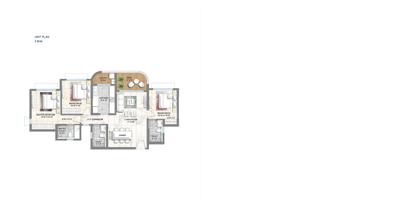 Image of 900 Sq.ft 2 BHK Apartment / Flat for sale in Lodha Corinthia Tower 1 And Tower 2, Bhandup West, Mumbai for Rs. 23500000
