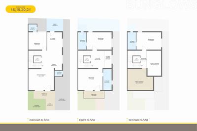 Image of 1440 Sq.ft 4 BHK Villa for sale in Radhe Vrundavan Villa, Raysan, Gandhinagar for Rs. 27500000