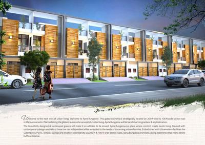 Image of 1300 Sq.ft 3 BHK Apartment / Flat for sale in Abhinandan Apna Bungalow, Dholai, Jaipur for Rs. 5800000