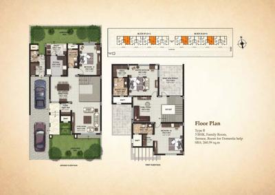 Image of 2835 Sq.ft 3.5 BHK Villa for sale in Sobha City, Thanisandra, Bengaluru for Rs. 65000000