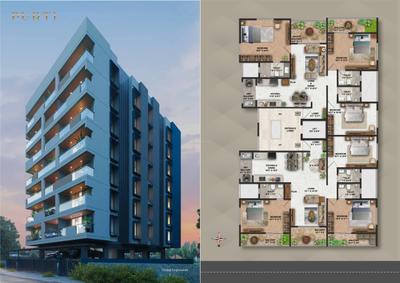 Image of 1912 Sq.ft 3 BHK Apartment / Flat for sale in Vyas Purti Apartments Condominium, Erandwane, Pune for Rs. 39800000