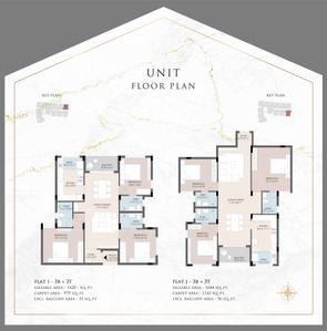 Image of 2840 Sq.ft 5 BHK Apartment / Flat for sale in Tulive Grandezza, Koyambedu, Chennai for Rs. 32700000