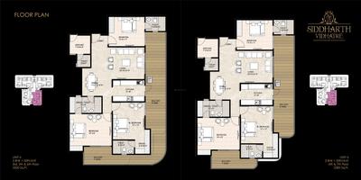 Image of 4000 Sq.ft 4 BHK Apartment / Flat for sale in Siddharth Vidhatre, Rajpur Road, Dehradun for Rs. 62600000