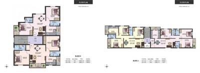 Image of 1139 Sq.ft 2 BHK Apartment / Flat for sale in Colorhomes Castle, Perumbakkam, Chennai for Rs. 5800000