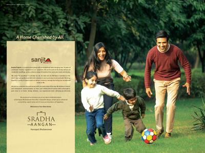 Image of 1250 Sq.ft 2 BHK Apartment / Flat for sale in Sanjita Sradha Aangan, Hanspal, Bhubaneswar for Rs. 7500000