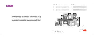 Image of 1710 Sq.ft 3 BHK Apartment / Flat for sale in Unitech Fresco, Sector 50, Gurgaon for Rs. 24800000