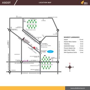 Image of 1018 Sq.ft 2 BHK Apartment / Flat for sale in DRA Ascot, Adambakkam, Chennai for Rs. 16000000