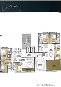 Image of 2360 Sq.ft 3 BHK Apartment / Flat for sale in Banu Ibrahim Hayaa Fine Living, Rander, Surat for Rs. 24800000