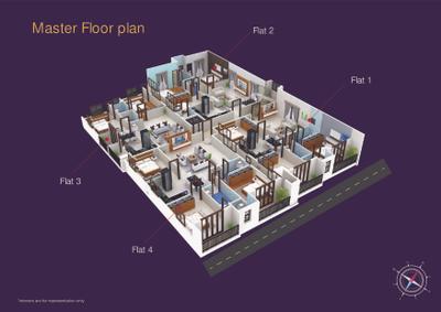 Image of 1200 Sq.ft 3 BHK Apartment / Flat for sale in Sree Reddy Ihitha, Marathahalli, Bengaluru for Rs. 12104000