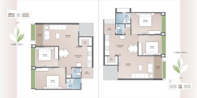 Image of 1500 Sq.ft 2 BHK Apartment / Flat for sale in Eklingji Bilvam, Sanand, Ahmedabad for Rs. 5500000