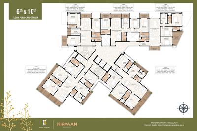 Image of 1750 Sq.ft 3 BHK Apartment / Flat for sale in Nirvaan Residency, Sharanpur, Nashik for Rs. 16500000