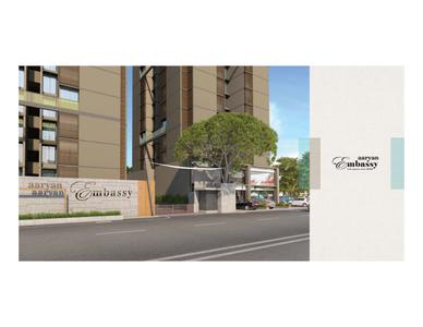 Image of 1750 Sq.ft 3 BHK Apartment / Flat for sale in Aaryan Embassy by Aaryan Builders, South Bopal, Ahmedabad for Rs. 9500000
