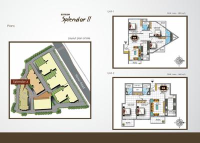 Image of 950 Sq.ft 2 BHK Apartment / Flat for sale in Esteem Splendor II, Adugodi, Bengaluru for Rs. 20000000