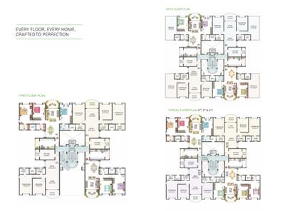 Image of 1750 Sq.ft 3 BHK Apartment / Flat for sale in Clover Citadel, Wanowrie, Pune for Rs. 17000000