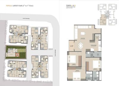 Image of 1050 Sq.ft 3 BHK Apartment / Flat for sale in Kasper Bliss, Bhayli, Vadodara for Rs. 5600000