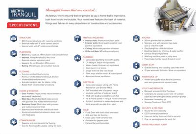 Adithya Tranquil Brochure 10