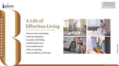 Image of 1950 Sq.ft 3 BHK Apartment / Flat for sale in Adore Broadway Residences, Sector 83, Faridabad for Rs. 18600000
