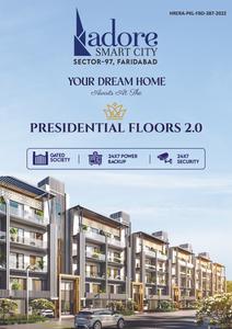 Image of 1350 Sq.ft 3 BHK Builder Floor for sale in Adore Smart City, Sector 97, Faridabad for Rs. 7500000