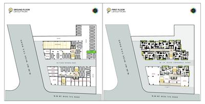 Image of 879 Sq.ft 2 BHK Apartment / Flat for sale in Rajshree Rainbow Rivera, Narolgam, Ahmedabad for Rs. 3650000