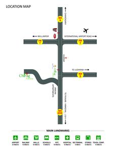 Image of 1200 Sq.ft 3 BHK Apartment / Flat for sale in Chirag Avenue, Kharar, Mohali for Rs. 5500000