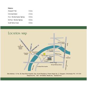 Image of 1000 Sq.ft 2 BHK Apartment / Flat for sale in Annexe Ganga Osian Meadows, Thergaon, Pune for Rs. 7000000