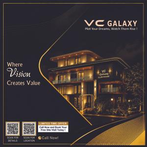 Image of 1200 Sq.ft Residential Plot / Land for sale in VC Galaxy, Bylakuppe, Mysore for Rs. 3300000