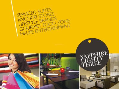 Image of 688 Sq.ft 1 BHK Apartment / Flat for sale in Ameya Sapphire 83, Sector 83, Gurgaon for Rs. 5800000