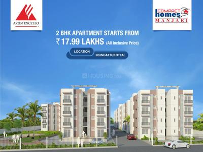 Image of 595 Sq.ft 2 BHK Apartment / Flat for sale in Arun Manjari, Mevalurkuppam, Chennai for Rs. 2500000
