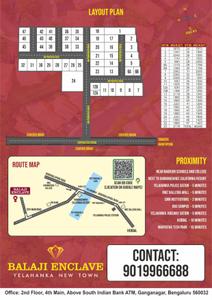 Image of 1090 Sq.ft Residential Plot / Land for sale in Bhuvana Balaji Enclave Phase 2, Anantapura, Bengaluru for Rs. 9500000