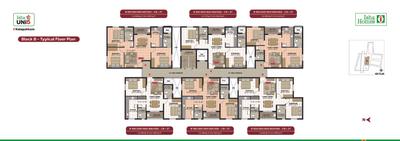 Image of 930 Sq.ft 2 BHK Apartment / Flat for sale in Isha Uni5, Nedumgundram, Chennai for Rs. 6720000