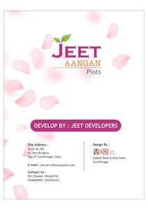 Image of 1525 Sq.ft 3 BHK Apartment / Flat for sale in Jeet Aangan, Palaj, Gandhinagar for Rs. 5500000