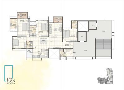 Image of 3114 Sq.ft 4 BHK Apartment / Flat for sale in Swagat Agacia, Sargasan, Gandhinagar for Rs. 25000000