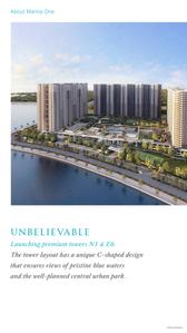 Image of 2317 Sq.ft 3 BHK Apartment / Flat for sale in Marina One Phase 1, Marine Drive, Kochi for Rs. 38000000