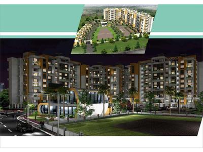 Image of 550 Sq.ft 1 BHK Apartment / Flat for sale in Kate Moze Hollyhock City Building No 2 Wing D, Lohegaon, Pune for Rs. 3456089