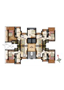 Image of 1500 Sq.ft 3 BHK Apartment / Flat for sale in Rachana Yash Enclave, Dombivli West, Thane for Rs. 11500000
