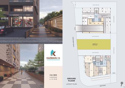 Image of 2358 Sq.ft 3 BHK Apartment / Flat for sale in Ameen Kazmain 14, Juhapura, Ahmedabad for Rs. 18500000