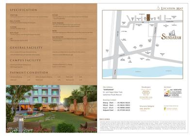 Image of 1700 Sq.ft 3 BHK Apartment / Flat for sale in Sundaram Residency, Bholav, Bharuch for Rs. 6500000