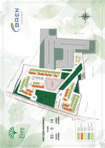 Image of 1645 Sq.ft 3 BHK Apartment / Flat for sale in Bren Park City, Electronic City, Bengaluru for Rs. 17200000