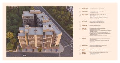 Image of 630 Sq.ft 1 BHK Apartment / Flat for sale in Siddhi Vinayak Emerald, Chandlodia, Ahmedabad for Rs. 5000000