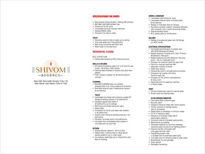 Space Shivom Regency Brochure 3