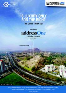 Image of 512 Sq.ft 2 BHK Apartment / Flat for sale in Peninsula Address One Phase 5, Gahunje, Pune for Rs. 5500000