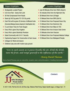 Image of 242 Sq.ft Residential Plot / Land for sale in JJ Oxy Flora, Kandukur, Hyderabad for Rs. 2904000