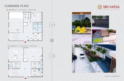 Image of 1020 Sq.ft 2 BHK Apartment / Flat for sale in Akruthi Srivatsa, Mallampet, Sangareddy for Rs. 7300000