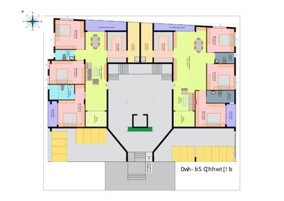 Image of 1910 Sq.ft 4 BHK Apartment / Flat for sale in Loyala Royal Residency, Pundag, Ranchi for Rs. 8600000