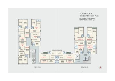 Image of 960 Sq.ft 1.5 BHK Duplex for sale in The Manjalpur Crossway, Manjalpur, Vadodara for Rs. 1400000