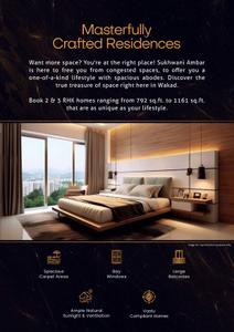 Image of 1012 Sq.ft 2 BHK Apartment / Flat for sale in Sukhwani Ambar, Wakad, Pune for Rs. 6000000
