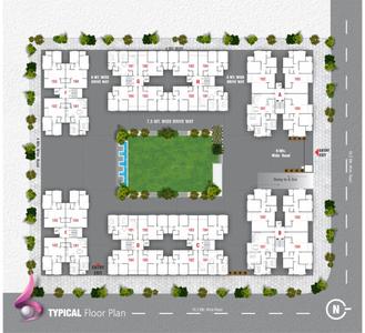 Image of 1359 Sq.ft 2 BHK Apartment / Flat for sale in Shree Rang Pearl, Randesan, Gandhinagar for Rs. 6800000