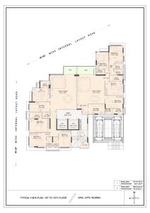 Image of 2000 Sq.ft 4 BHK Apartment / Flat for sale in Parinee Aria, Juhu, Mumbai for Rs. 112500000