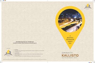 Image of 435 Sq.ft 1 BHK Apartment / Flat for sale in Ornate Kallisto, Bhiwandi, Thane for Rs. 4000000